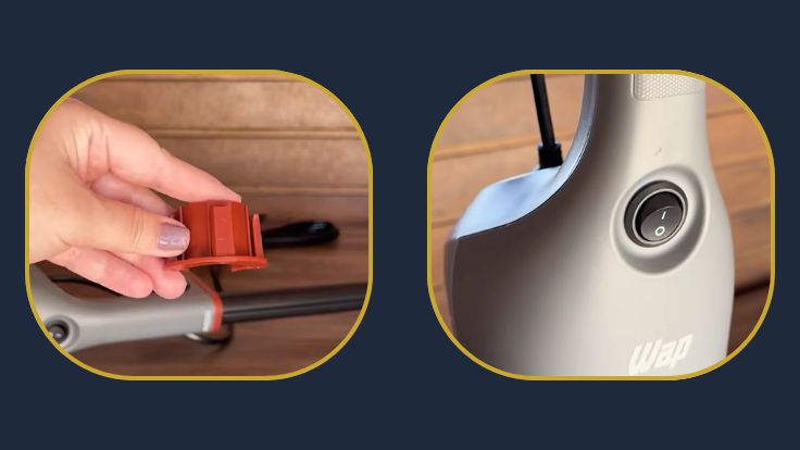 Diferenciais do aspirador de pó WAP Power Speed Max