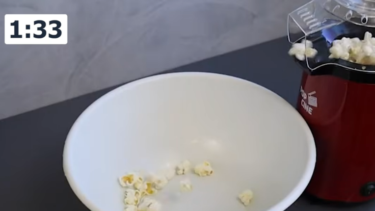 Tempo de preparo da Agratto Pop Cine
