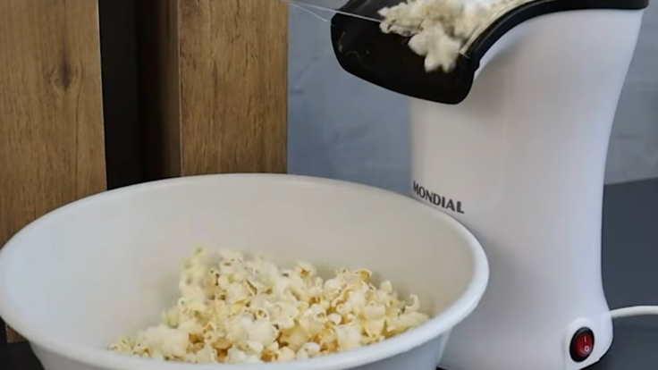 Tempo de preparo da pipoqueira Mondial PopFlix