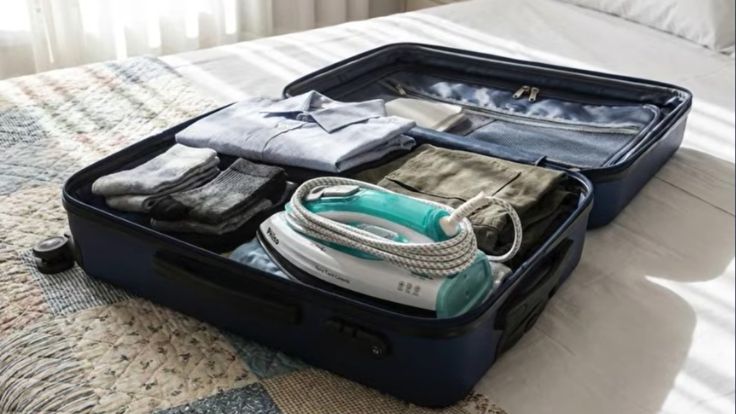 Philco Travel Ceramic dentro da mala