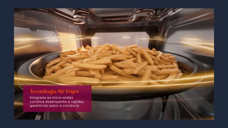 Função airfryer do Brastemp BMC29AR