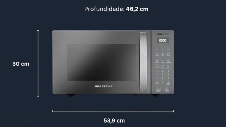 Medidas do Brastemp BMC29AR