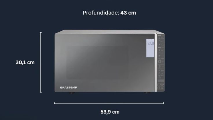 Medidas do Brastemp BMG45AR