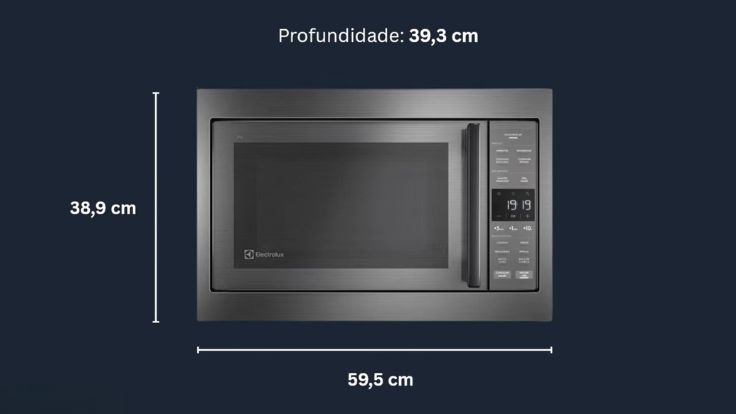 Medidas do Electrolux ME3BC