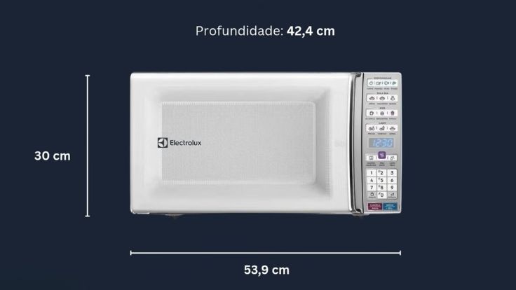 Medidas do Electrolux MEO44