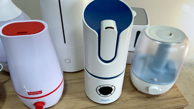Alguns dos umidificadores recomendados pelo GDM