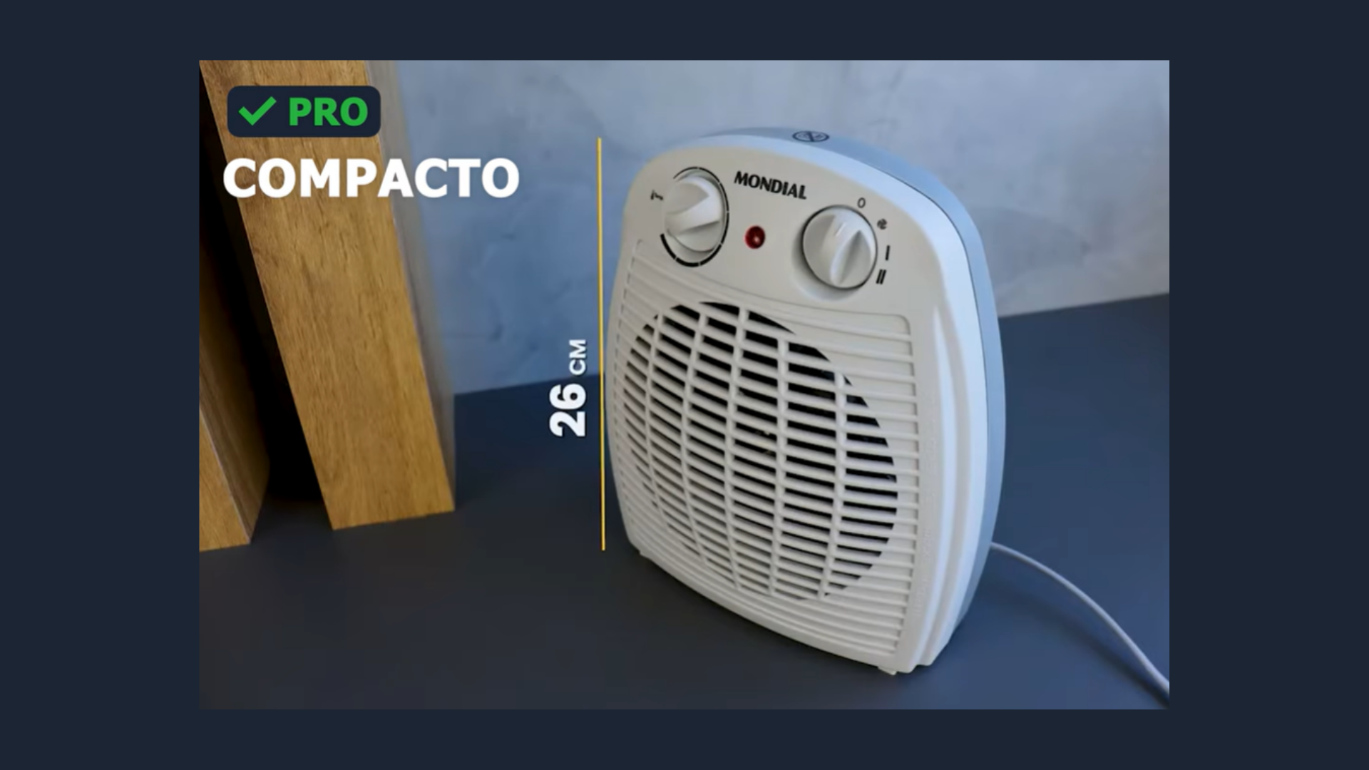 Mondial A-08 é compacto