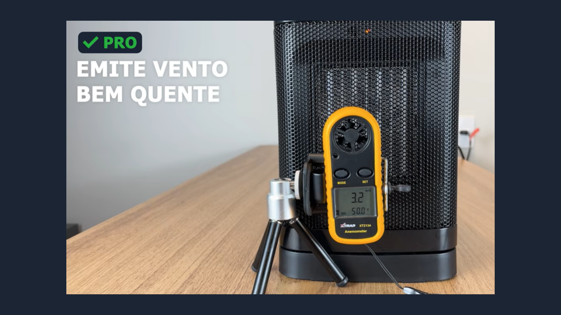 Temperatura do vento no aquecedor WAP WAP Heat Ceramic