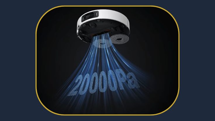 Força de aspiração do Xiaomi Vacuum 5 Pro