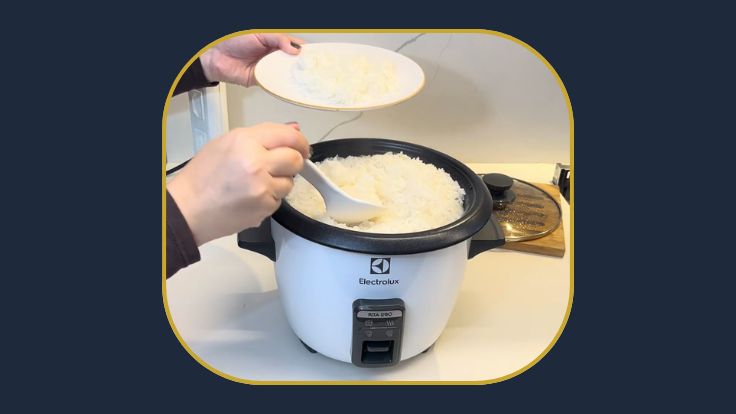 Arroz pronto na Electrolux RCB50