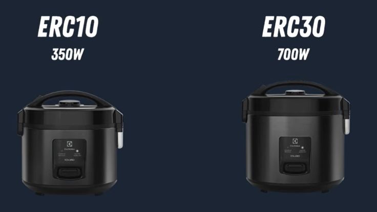 Potência das Electrolux ERC10 e ERC30