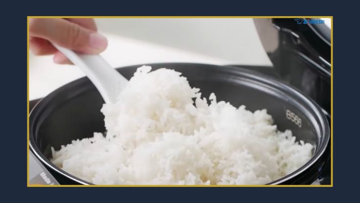Arroz cozido na Zojirushi NL-DAB10