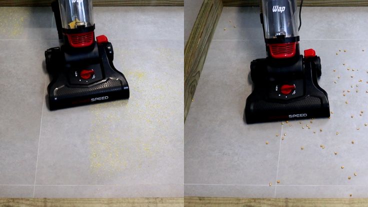 Teste de limpeza de porcelanato