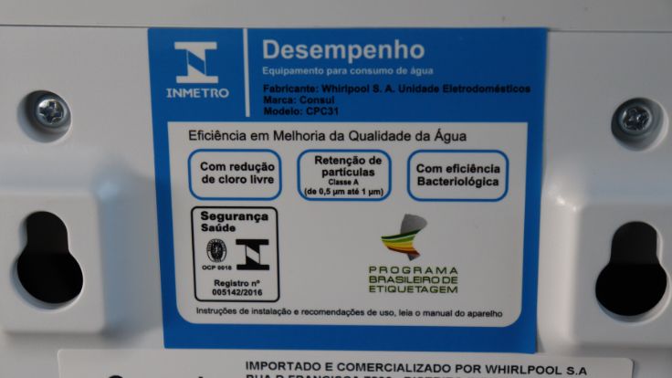 Selo do INMETRO do Consul CPC31