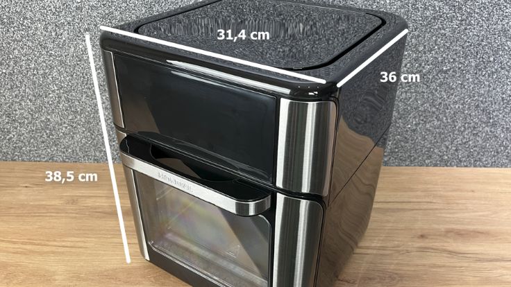 Medidas da Oven Fryer Mondial