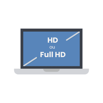 Notebook Dell tela HD ou Full HD