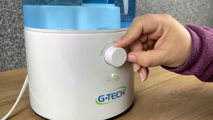 Botão giratório do umidificador G-Tech