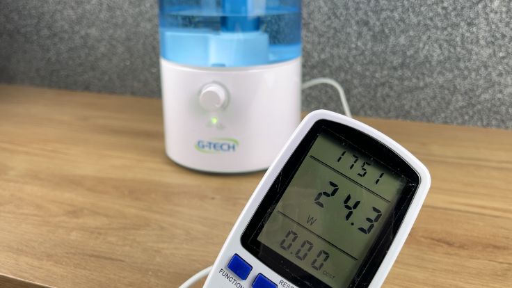 Medindo o consumo de energia do umidificador G-Tech