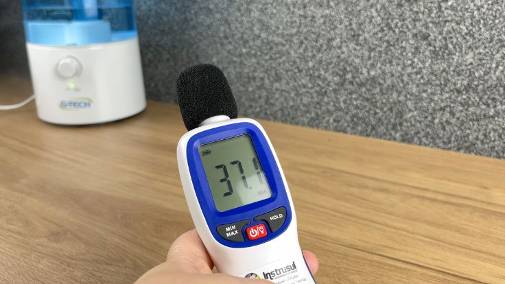 Medindo o nível de ruídos do G-Tech Allergy Free HM