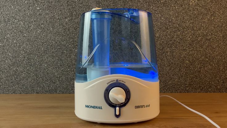 Iluminação do umidificador de ar Mondial