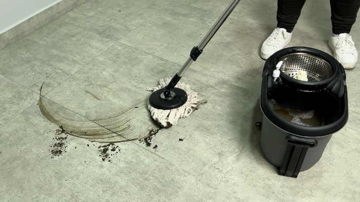 Limpeza Pesada com Mop Condor Perfect Pro 360 Move