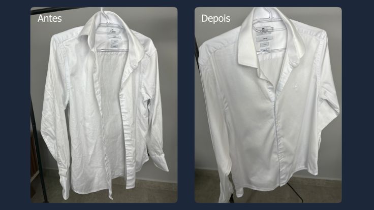 Camisa social passada com o Arno Pure Pop