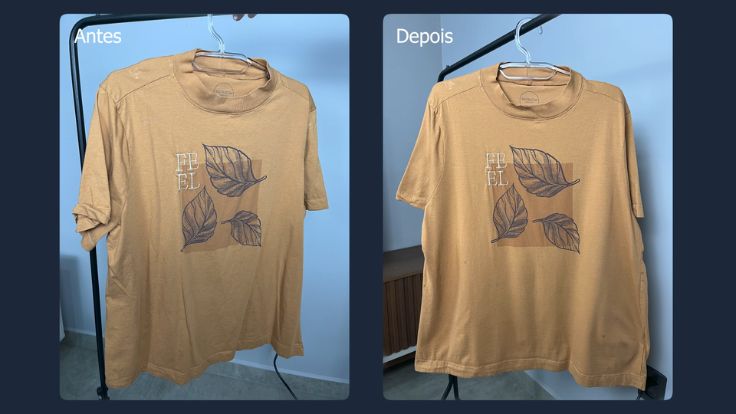Camiseta passada com o Arno Pure Pop