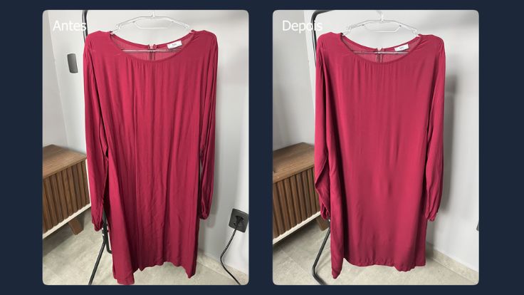 Vestido passado com o Arno Pure Pop