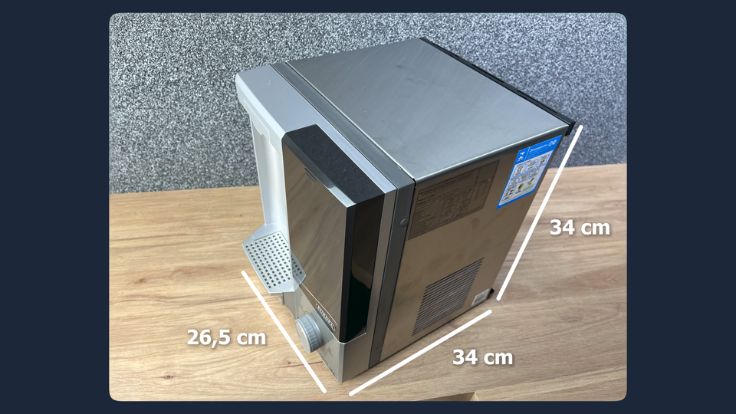 Dimensões do purificador Da Vinci Ice HF