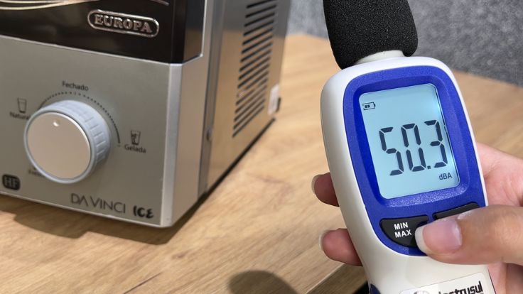 Teste de nível de ruídos do Da Vinci Ice HF