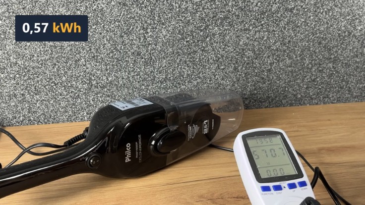 Consumo do aspirador vertical Philco PAS1600P
