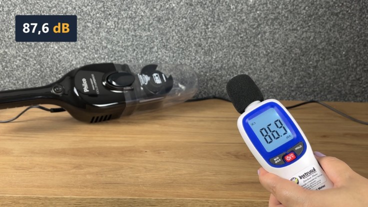 Teste de ruídos do aspirador PAS1600P da Philco