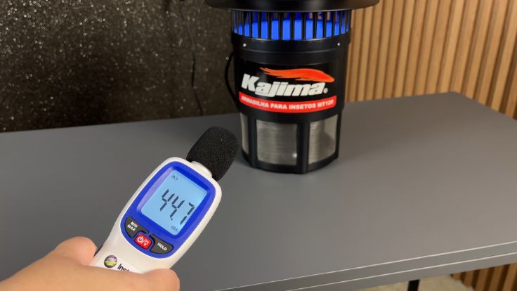 Teste de ruídos da armadilha Kajima MT120