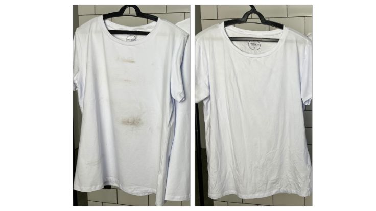 Camisetas brancas limpas pelo Colormaq 10Kg
