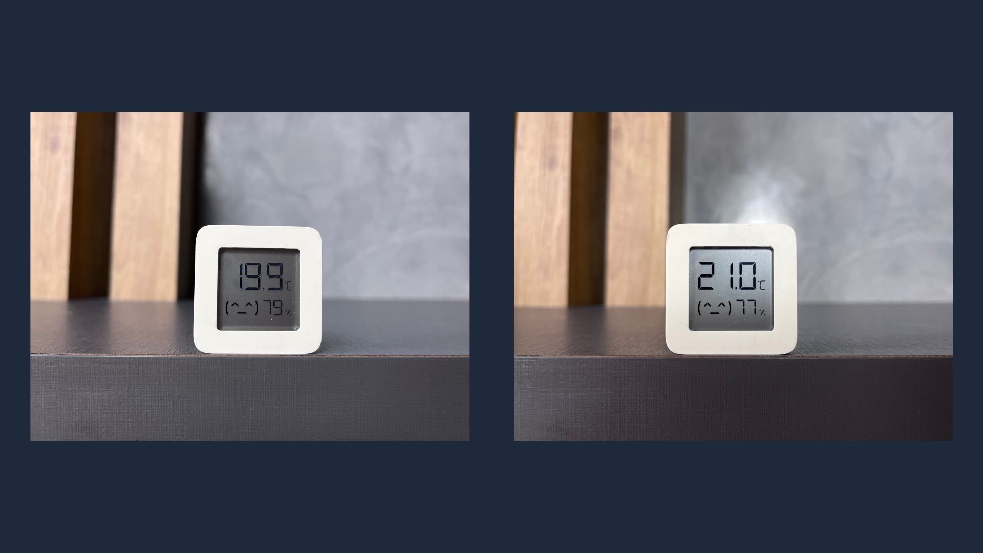 Temperatura do ambiente após 15 min usando o Wap Air Heat Ceramic