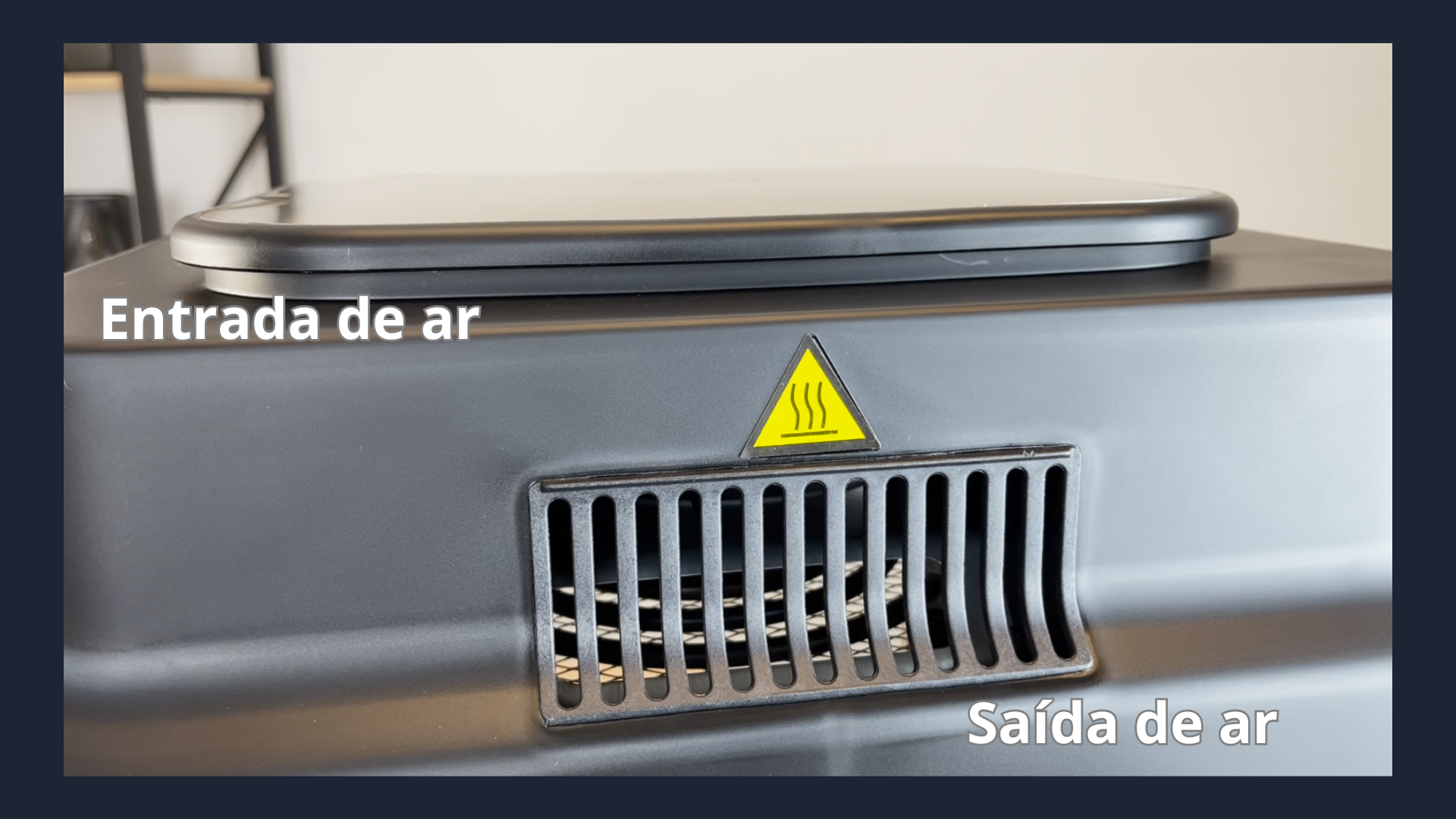 Entrada e saída de ar da WAP WAFC16