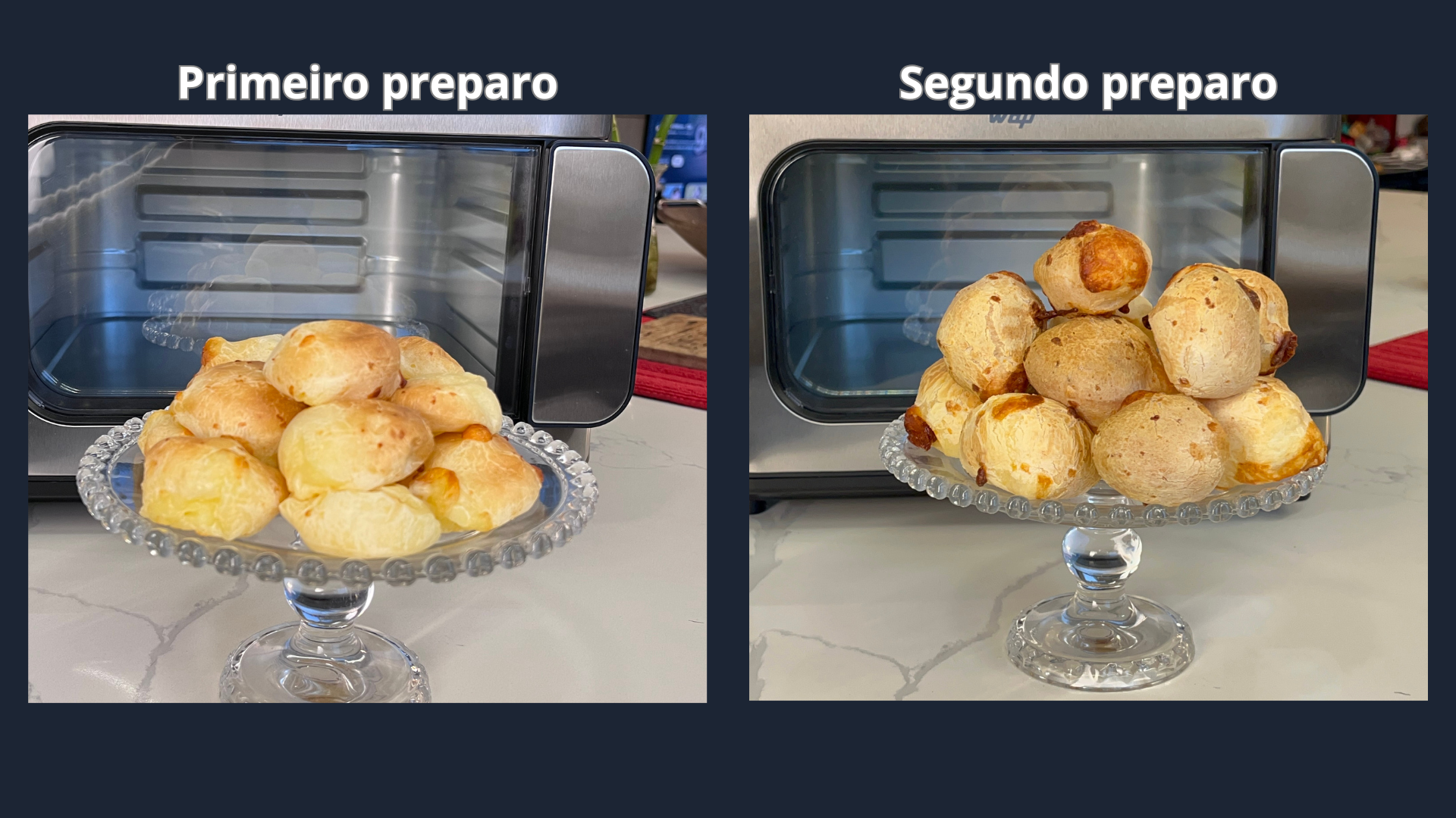 Preparo de pão de queijo na WAP WAFC16